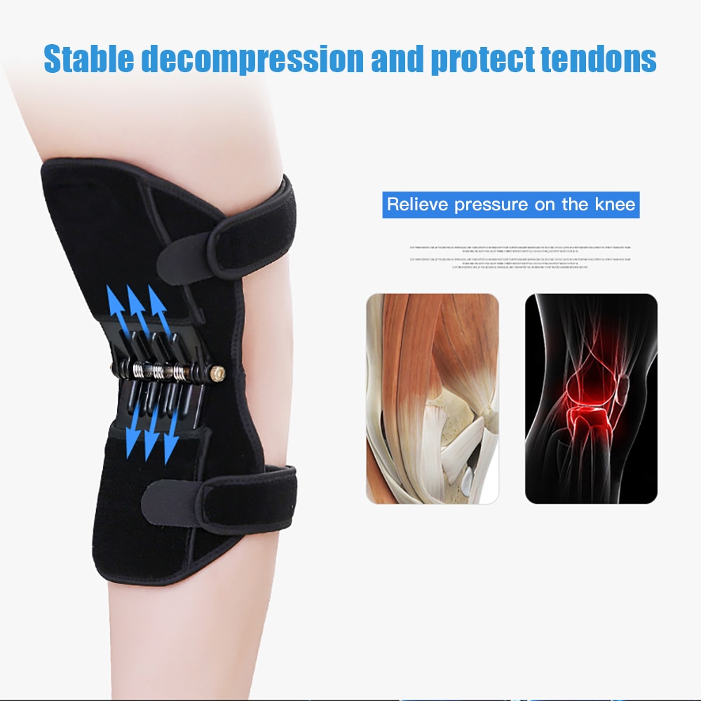 OLIECO-almohadillas de soporte para articulaciones, equipo de elevación de potencia deportiva, potenciador de protección de rodilla, rebote potente