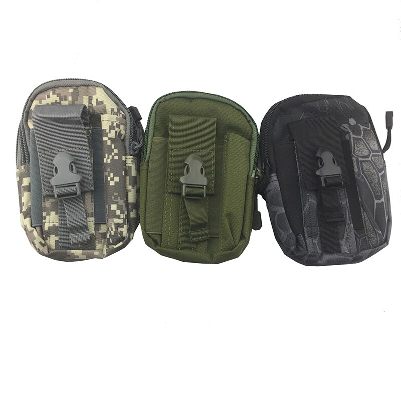 Bolsa táctica Molle para hombre, riñonera, bolsillo pequeño, bolsa militar para correr, bolsas de Camping, monedero móvil, herramienta de viaje