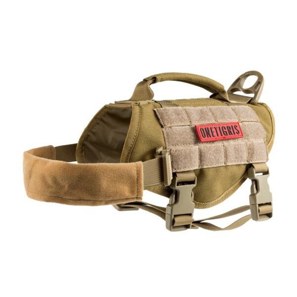 Chaleco para perro, para  senderismo, arnés de entrenamiento militar táctico MOLLE - Imagen 3