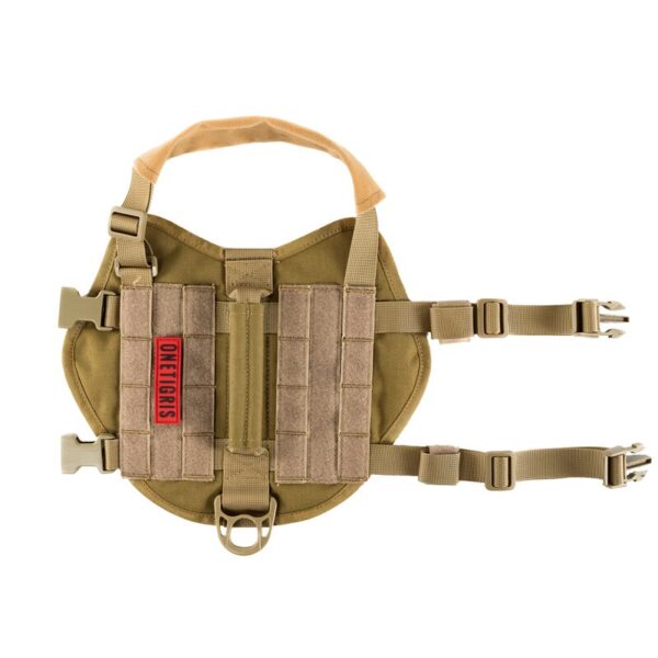 Chaleco para perro, para  senderismo, arnés de entrenamiento militar táctico MOLLE - Imagen 4
