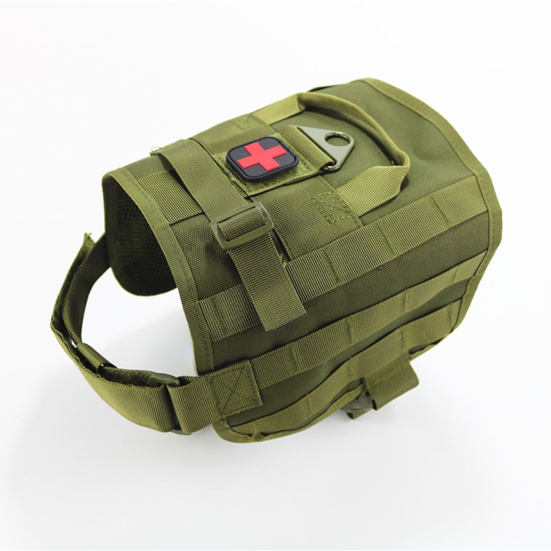 Chaleco táctico para perro del ejército militar, 1000D, nailon, Molle, chaleco de combate para entrenamiento de perros, ropa para perros de caza Chaleco táctico para perro del ejército militar, 1000D, nailon, Molle, chaleco de combate para entrenamiento de perros, ropa para perros de caza