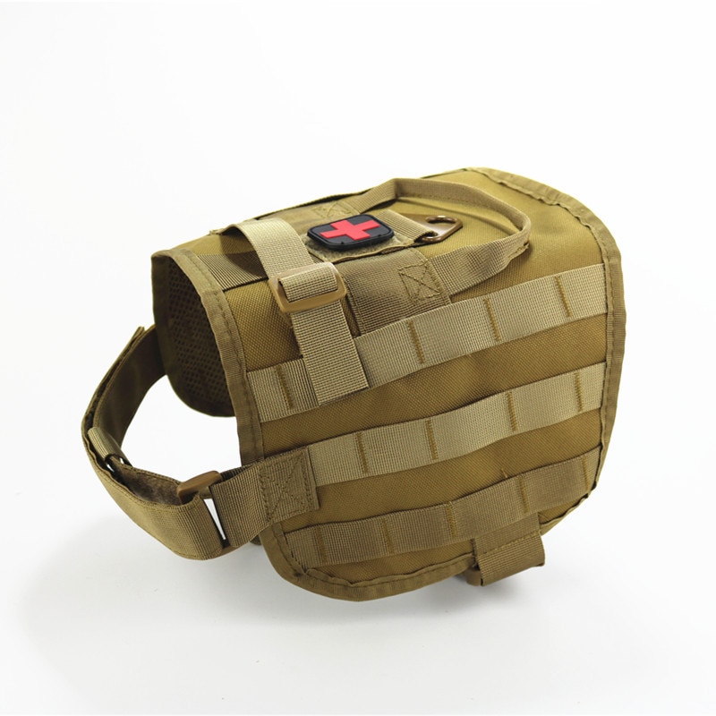 Chaleco táctico para perro del ejército militar, 1000D, nailon, Molle, chaleco de combate para entrenamiento de perros, ropa para perros de caza Chaleco táctico para perro del ejército militar, 1000D, nailon, Molle, chaleco de combate para entrenamiento de perros, ropa para perros de caza