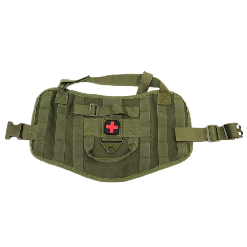 Chaleco táctico para perro del ejército militar, 1000D, nailon, Molle, chaleco de combate para entrenamiento de perros, ropa para perros de caza Chaleco táctico para perro del ejército militar, 1000D, nailon, Molle, chaleco de combate para entrenamiento de perros, ropa para perros de caza
