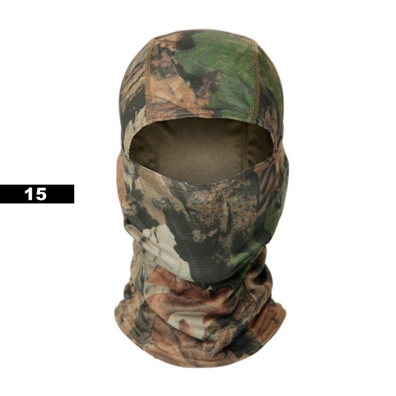 Pasamontañas de camuflaje táctico, máscara facial CS completa, juego de guerra, caza del ejército, deportes de ciclismo, casco con forro, militar, Multicam, CP, bufanda