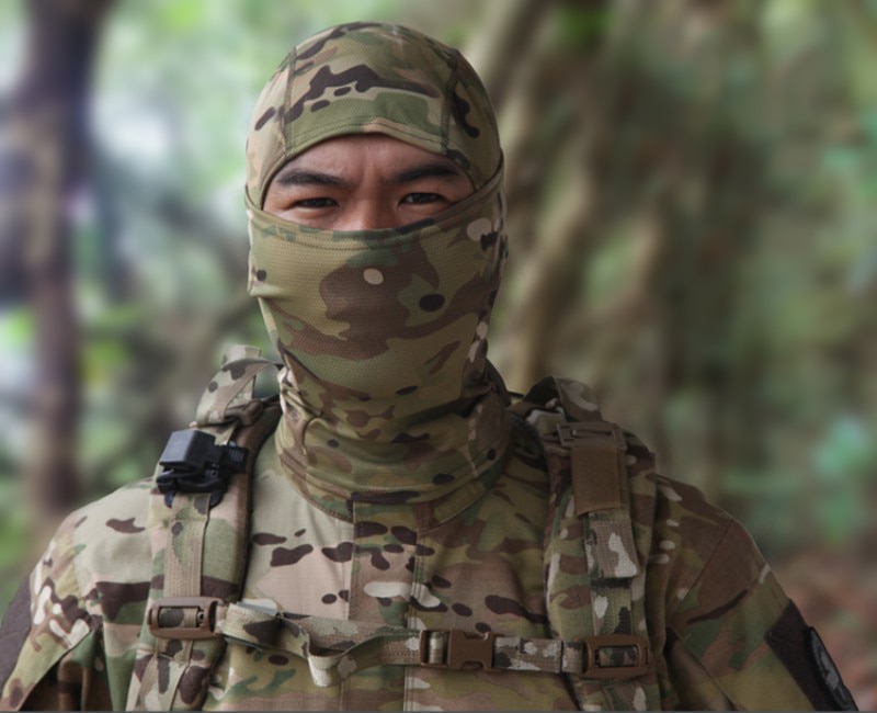 Pasamontañas de camuflaje táctico, máscara facial CS completa, juego de guerra, caza del ejército, deportes de ciclismo, casco con forro, militar, Multicam, CP, bufanda