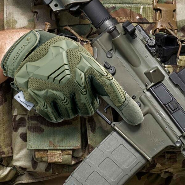 Guantes militares tácticos para Paintball, Airsoft, combate, goma para bicicleta, antideslizantes - Imagen 2