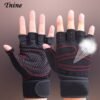 black gym gloves
