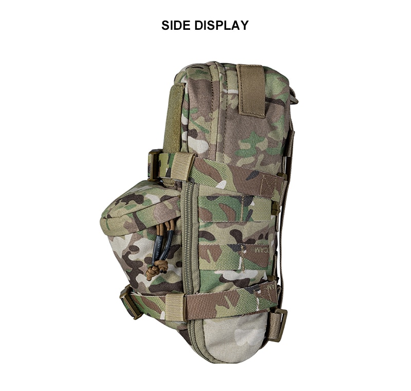 IDOGEAR-Mini bolsa de hidratación, mochila de hidratación, bolsa Molle de asalto, bolsas tácticas militares para agua deportiva al aire libre, 3530