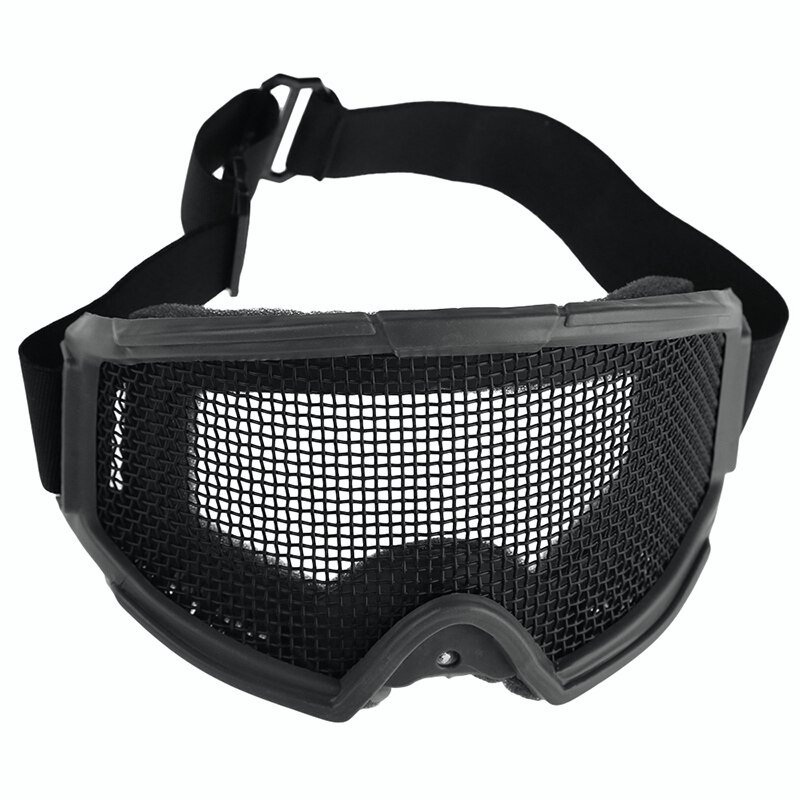 Gafas de malla de Metal, protección para ojos tácticos, para deportes outdoor