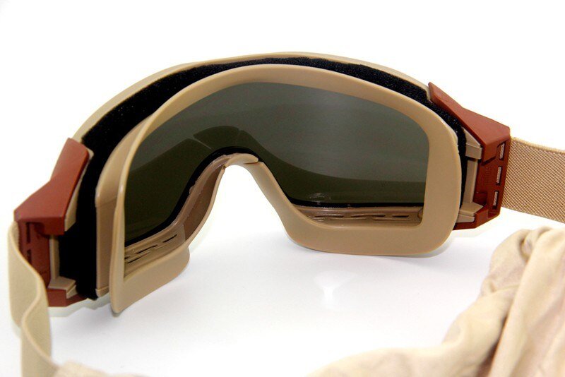 USMC-gafas tácticas militares Airsoft para hombre, protección para Paintball, UV400, gafas para balística, gafas de sol tácticas para tiro