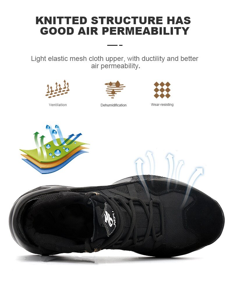 Zapatos de protección de ocio al aire libre para hombre, botas de seguridad antigolpes, antirroturas, antipuñaladas, zapatos de trabajo de electricista, novedad