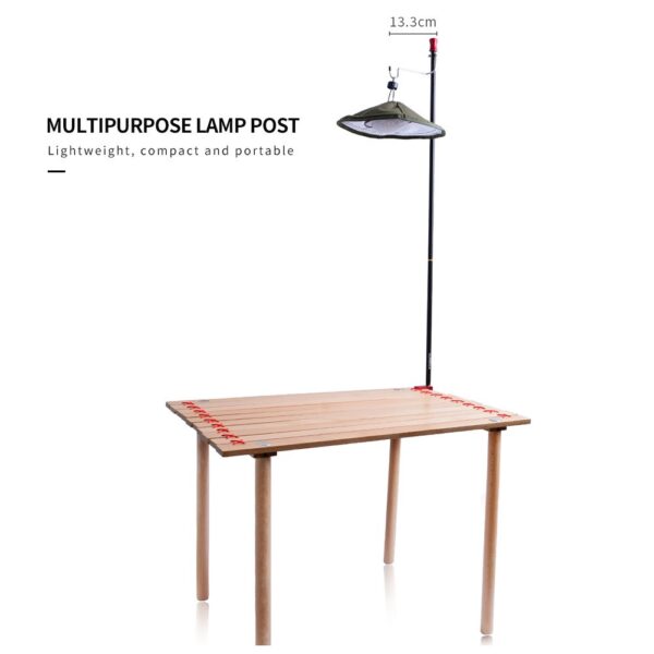 Lámpara plegable multifuncional para acampada, caza y pesca aleación de aluminio - Imagen 6