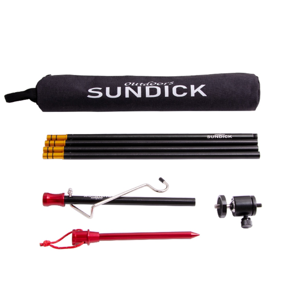 SUNDICK-Lámpara plegable multifuncional para acampada, caza y senderismo, poste de pesca portátil de aleación de aluminio, Fixi SUNDICK-Lámpara plegable multifuncional para acampada, caza y senderismo, poste de pesca portátil de aleación de aluminio, Fixi