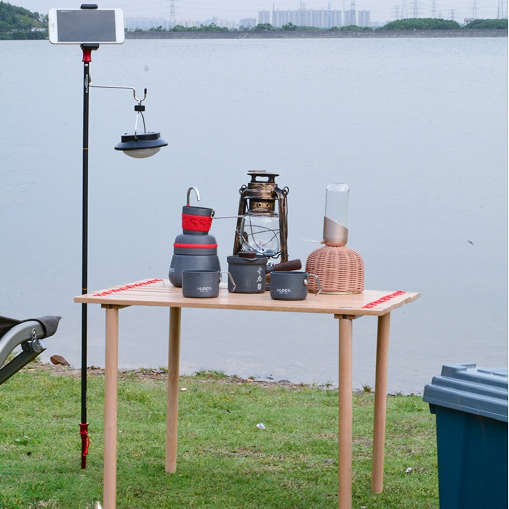 SUNDICK-Lámpara plegable multifuncional para acampada, caza y senderismo, poste de pesca portátil de aleación de aluminio, Fixi SUNDICK-Lámpara plegable multifuncional para acampada, caza y senderismo, poste de pesca portátil de aleación de aluminio, Fixi