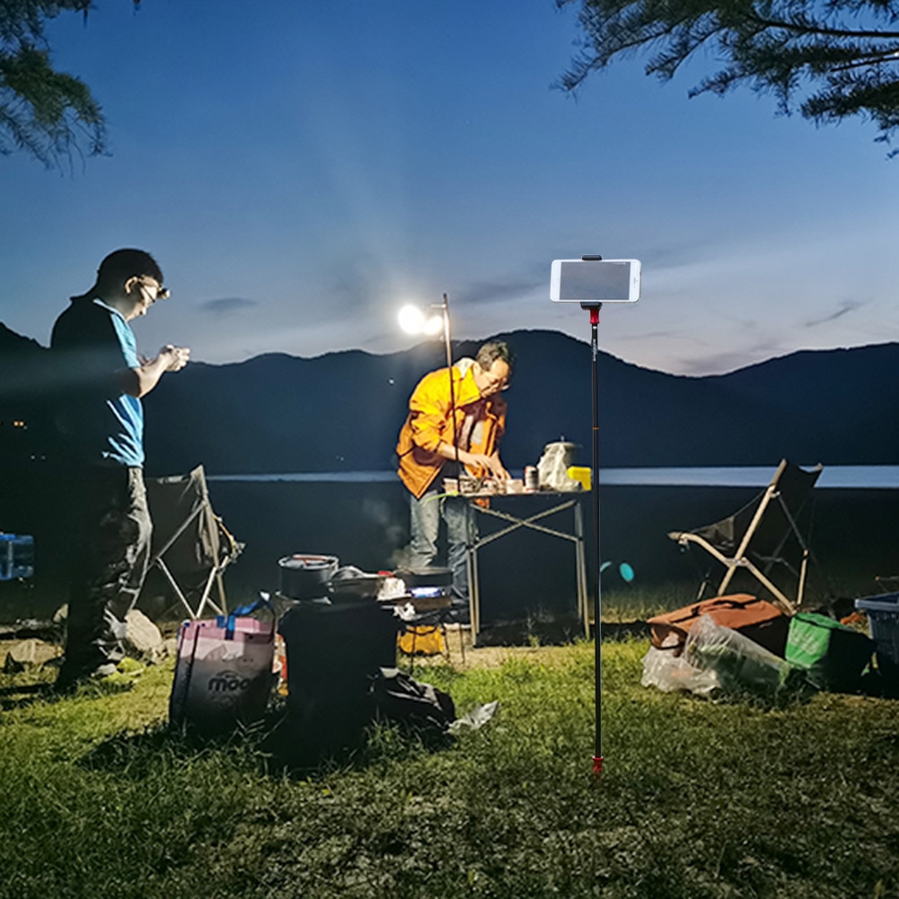 SUNDICK-Lámpara plegable multifuncional para acampada, caza y senderismo, poste de pesca portátil de aleación de aluminio, Fixi SUNDICK-Lámpara plegable multifuncional para acampada, caza y senderismo, poste de pesca portátil de aleación de aluminio, Fixi