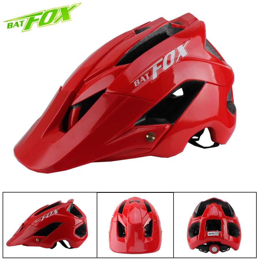 Batfox Nuovo Casco Ciclismo Mtb Uomo Casco Bicicletta Donna Capacete  Ciclismo Ultralight Mountain Road Bike Casco Ciclismo