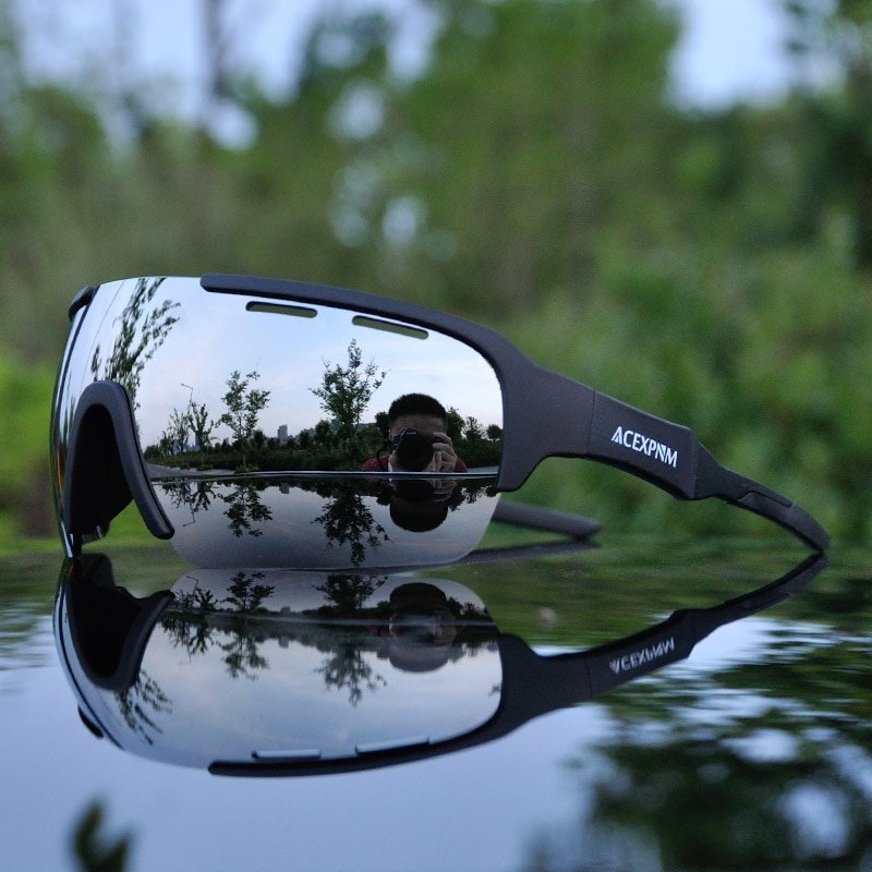 Gafas polarizadas para deportes al aire libre, gafas para ciclismo de montaña, 4 lentes, UV400, 2019