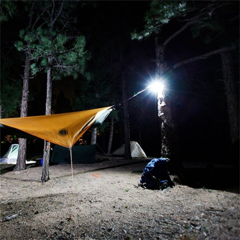 Lámpara LED de trabajo de 100W, linternas ajustables de 180 grados con batería integrada, foco recargable para luz de acampada al aire libre