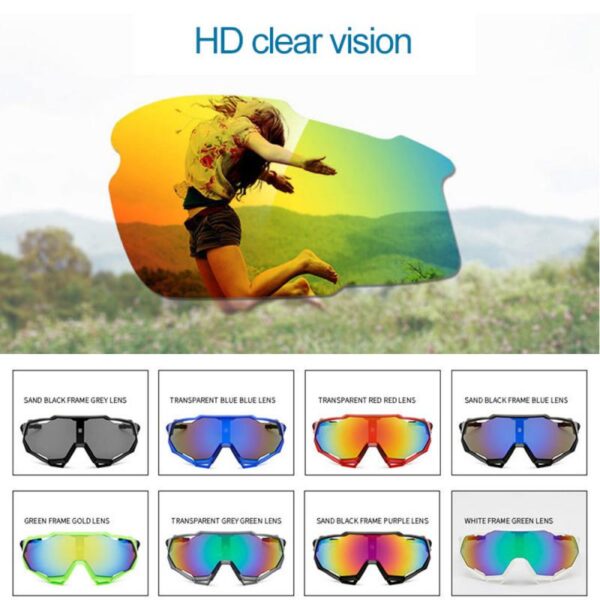 Lentes polarizadas ciclismo gafas de sol ultraligera deportes gafas de sol con protección UV bicicleta gafas de sol de mujer - Imagen 2