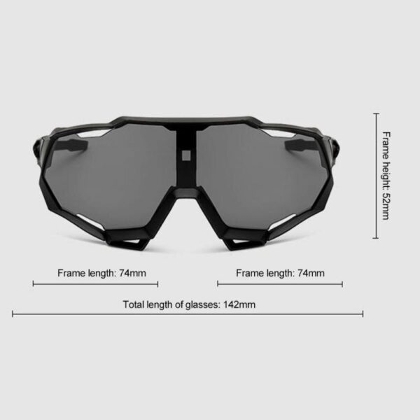 Lentes polarizadas ciclismo gafas de sol ultraligera deportes gafas de sol con protección UV bicicleta gafas de sol de mujer - Imagen 3