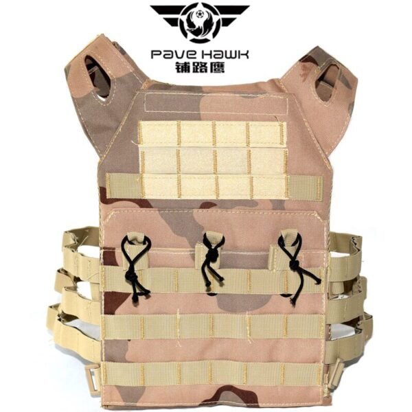 PAVE HAWK-chaleco táctico militar Molle, Airsoft, Paintball CS, tela Oxford 600D, impermeable - Imagen 4
