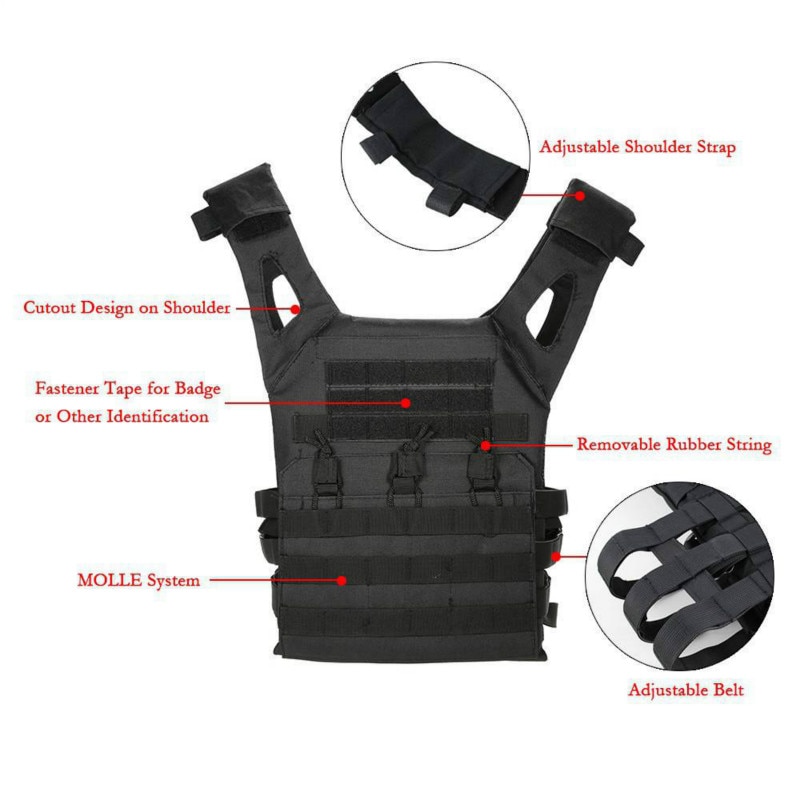 PAVE HAWK-chaleco táctico de caza militar Molle, Airsoft, Paintball CS, protector para exteriores, tela Oxford 600D, impermeable PAVE HAWK-chaleco táctico de caza militar Molle, Airsoft, Paintball CS, protector para exteriores, tela Oxford 600D, impermeable