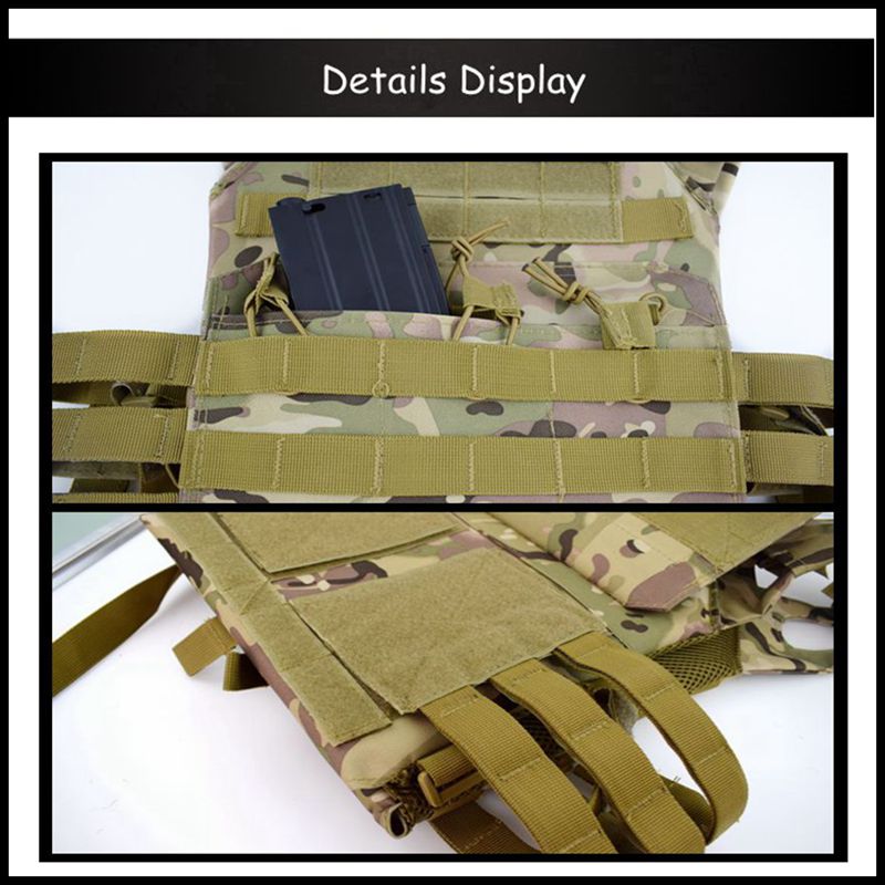 PAVE HAWK-chaleco táctico de caza militar Molle, Airsoft, Paintball CS, protector para exteriores, tela Oxford 600D, impermeable PAVE HAWK-chaleco táctico de caza militar Molle, Airsoft, Paintball CS, protector para exteriores, tela Oxford 600D, impermeable