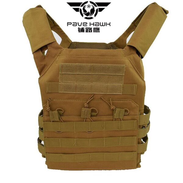 PAVE HAWK-chaleco táctico militar Molle, Airsoft, Paintball CS, tela Oxford 600D, impermeable - Imagen 2
