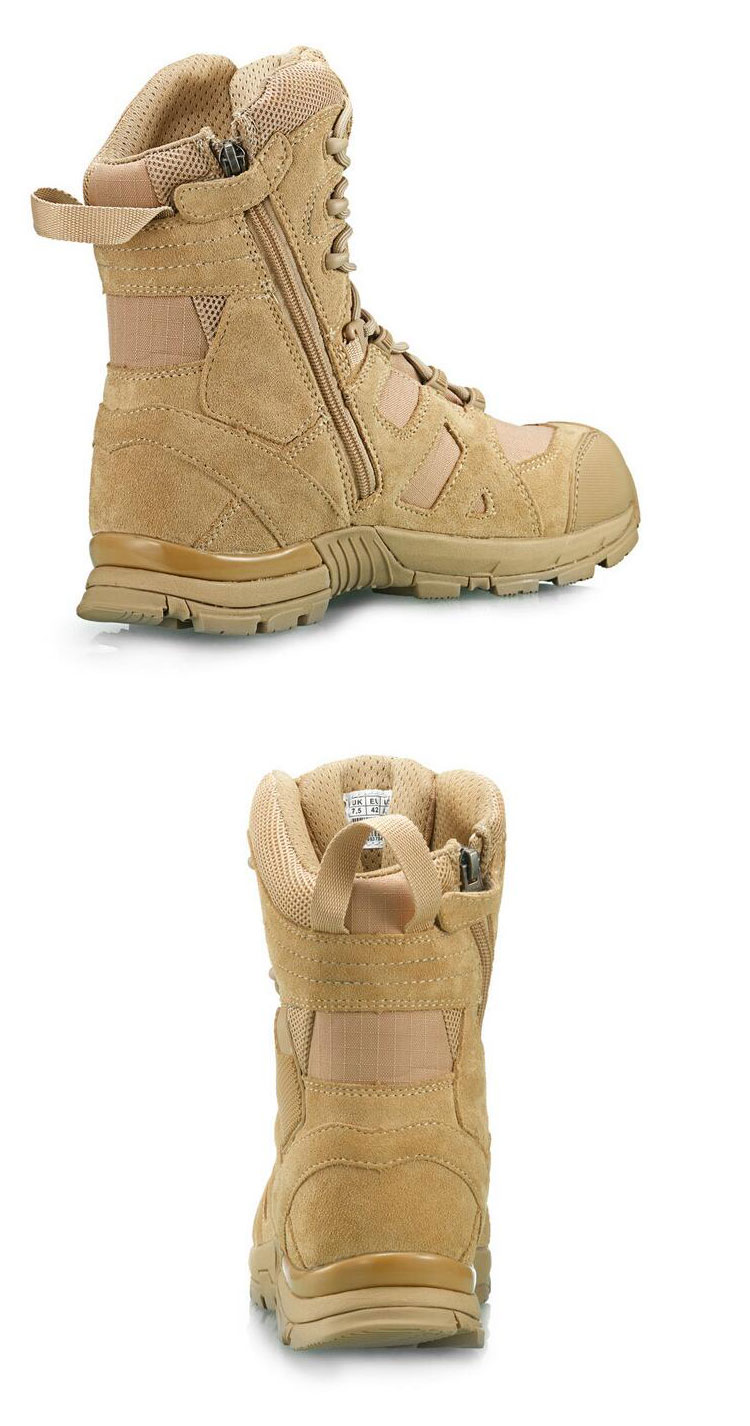 PAVEHAWK-Zapatillas deportivas para hombre Trekking al aire libre, zapatos de senderismo de cuero impermeables, calzado de escalada, botas militares tácticas del ejército