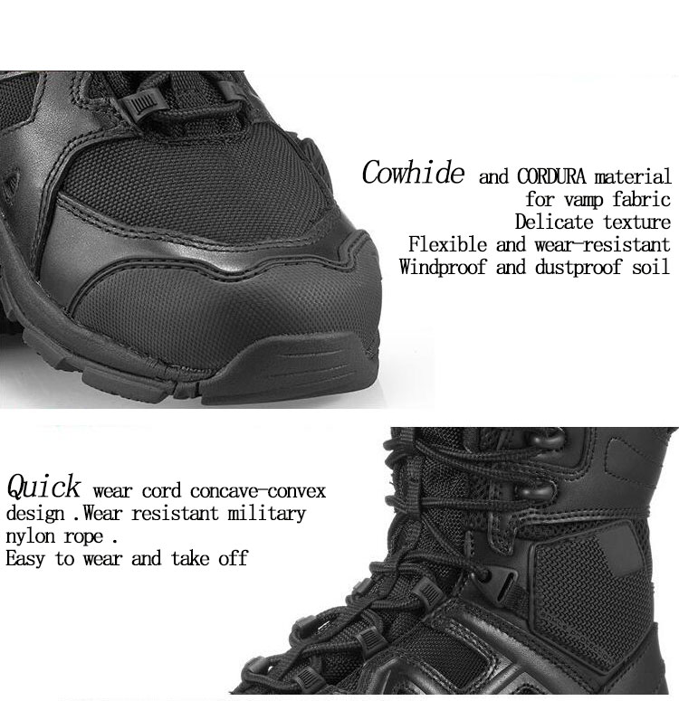 PAVEHAWK-Zapatillas deportivas para hombre Trekking al aire libre, zapatos de senderismo de cuero impermeables, calzado de escalada, botas militares tácticas del ejército