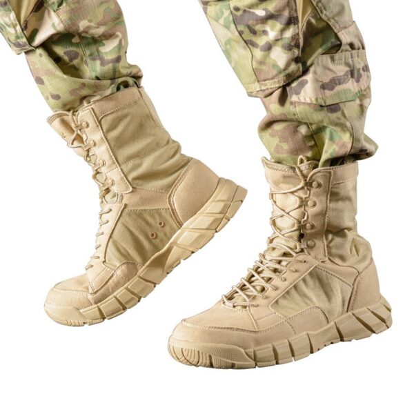 Botas tacticas ultraligeras, transpirables, antideslizantes 350grs - Imagen 2