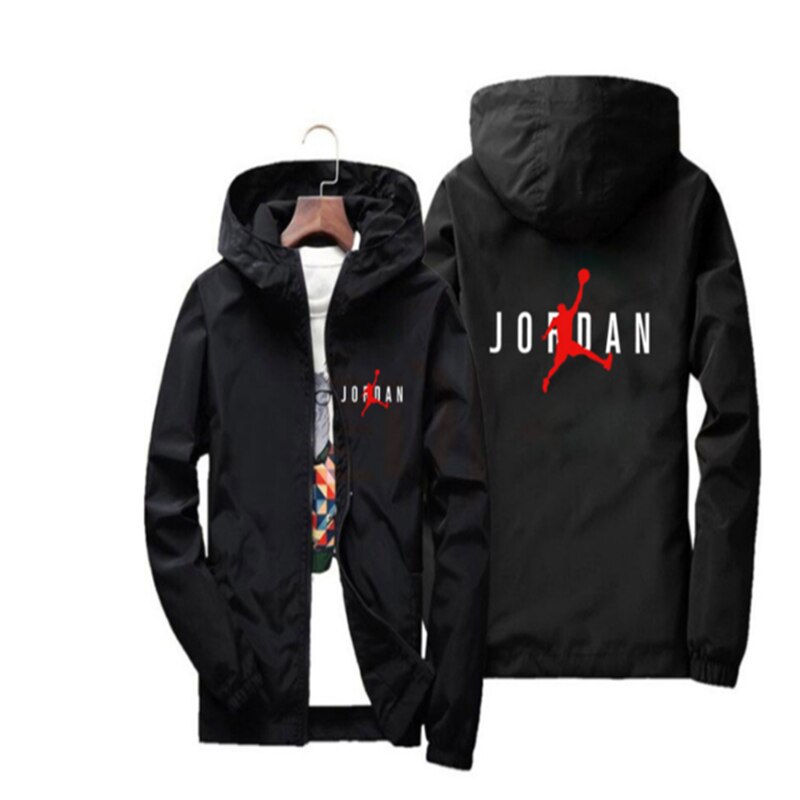 Jordan 23-chaquetas estampadas para hombre, abrigos informales con cremallera a prueba de viento para invierno y otoño, novedad de 2021 Jordan 23-chaquetas estampadas para hombre, abrigos informales con cremallera a prueba de viento para invierno y otoño, novedad de 2021