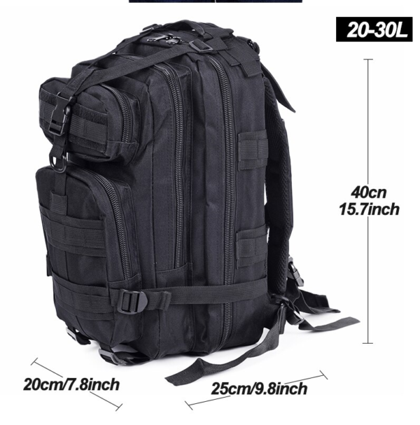 Mochila táctica Mole 3P impermeable 600D Oxford, Molle, deportes Outdoor  25Litros - Imagen 3