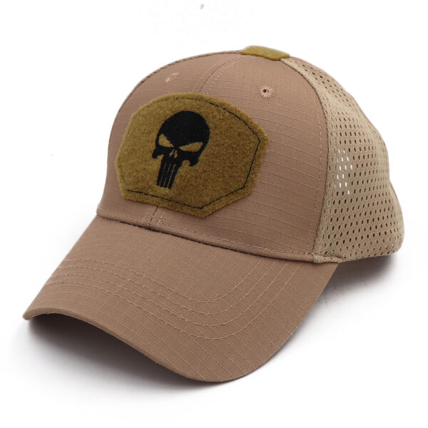 Gorra Jockey diseño camuflaje Punisher Airsoft - Imagen 3