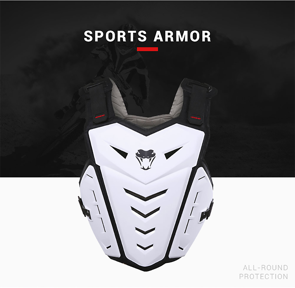 HEROBIKER-armadura de carrocería de motocicleta, Chaleco de Moto de Motocross, Protector de pecho trasero, equipo de protección para bicicleta todoterreno