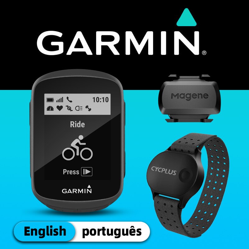 GARMIN-ordenador GPS para bicicleta, velocímetro inalámbrico con ANT +, versión aerodinámica, odómetro, portugués, EDGE 130