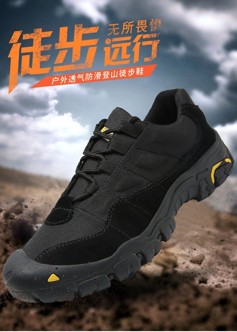 Zapatos de senderismo transpirables para hombre, zapatillas de senderismo para exteriores, resistentes al agua, de malla, para escalada, Verano