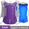 with 2L water bag