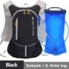 with 2L water bag