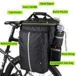 West Biking – Alforja Bolso de equipaje para bicicleta, 3 en 1, resistente al agua, de gran capacidad, para viaje