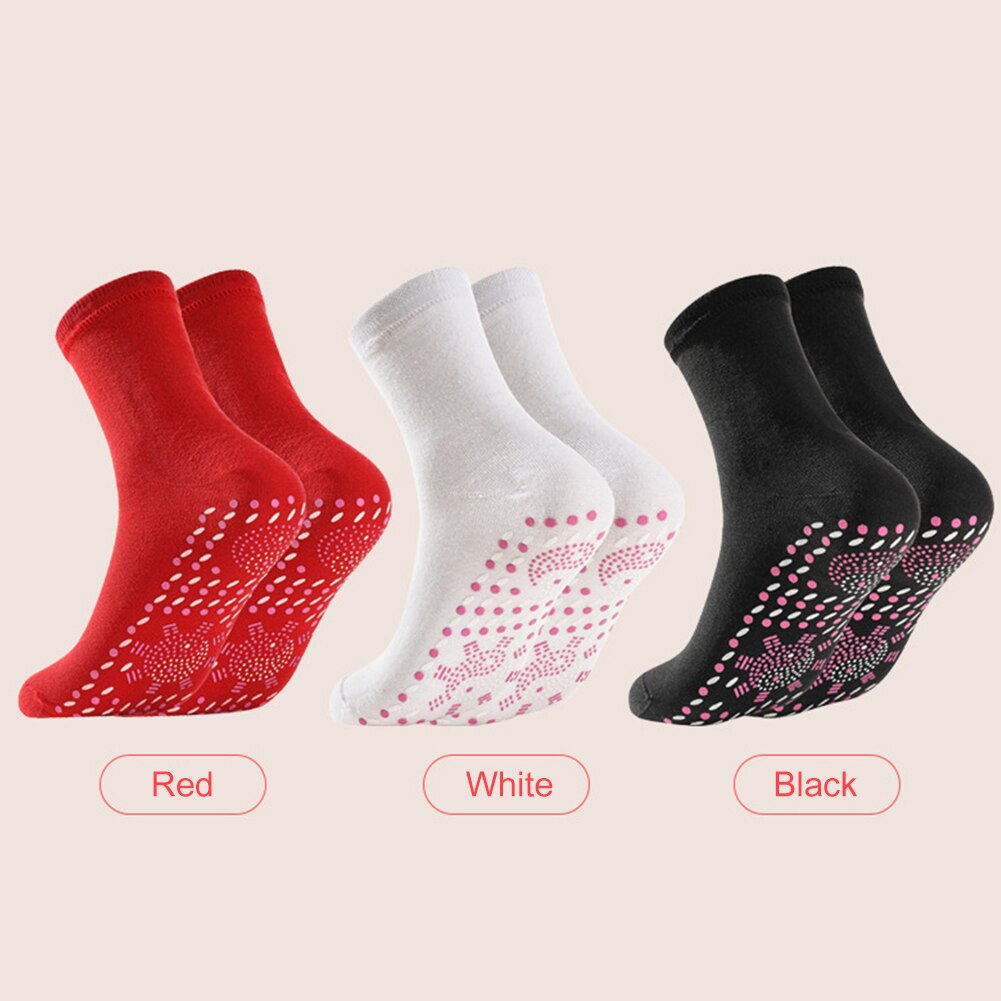 Calcetines magnéticos de turmalina para hombre y mujer, medias Unisex de terapia de autocalentamiento, cálidas y cómodas para el cuidado de la salud, esquí de invierno, 2 unids/par Calcetines magnéticos de turmalina para hombre y mujer, medias Unisex de terapia de autocalentamiento, cálidas y cómodas para el cuidado de la salud, esquí de invierno, 2 unids/par