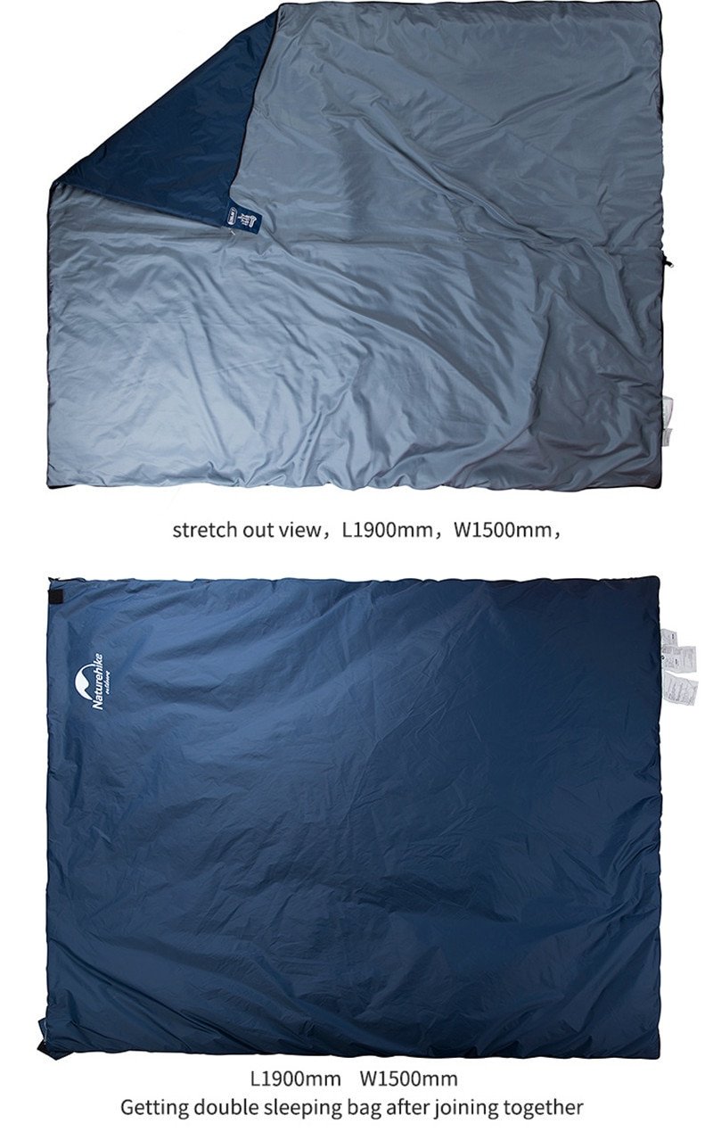 Naturehike-Mini saco de dormir ultraligero, 190x75cm, para primavera, verano, otoño, acampar al aire libre, senderismo, escalada