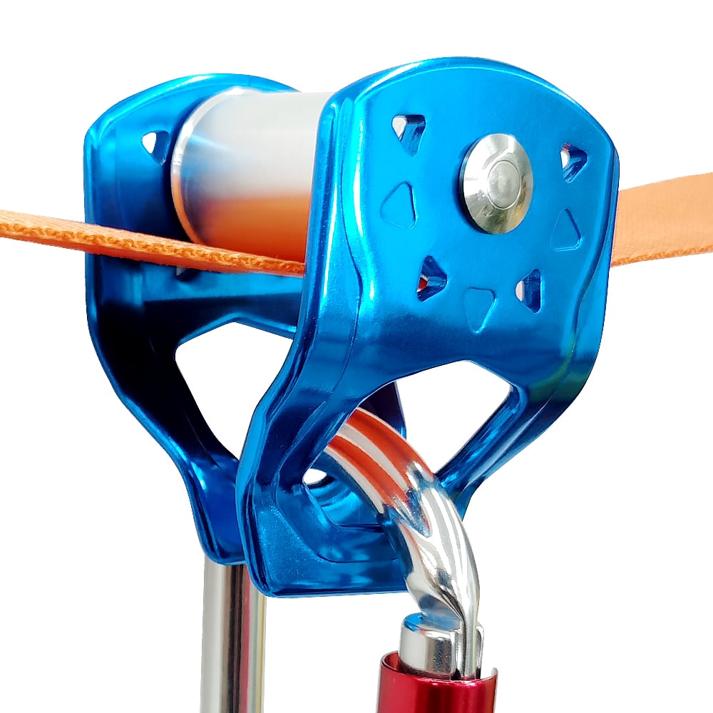 Polea deslizante Ninja para deslizamiento de niños, con mosquetón, obstáculos Ninja Warrior, para patio trasero, gran oferta