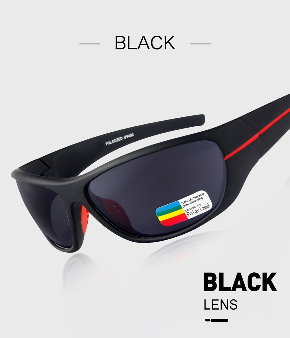 QUESHARK-gafas de sol polarizadas para hombre y mujer, lentes de sol deportivas de pesca con protección UV400, antideslumbrantes, para senderismo, TR90