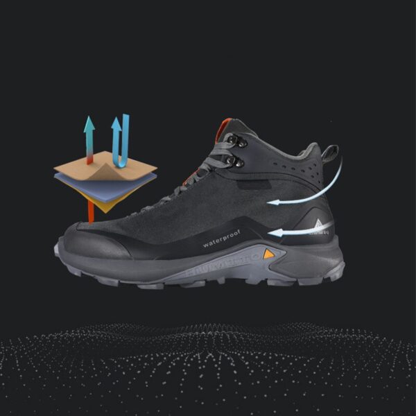 HUMTTO-zapatos profesionales para hombre, botin Outdoor, montaña, Trekking, zapatillas tácticas para hombre, zapatos deportivos - Imagen 5