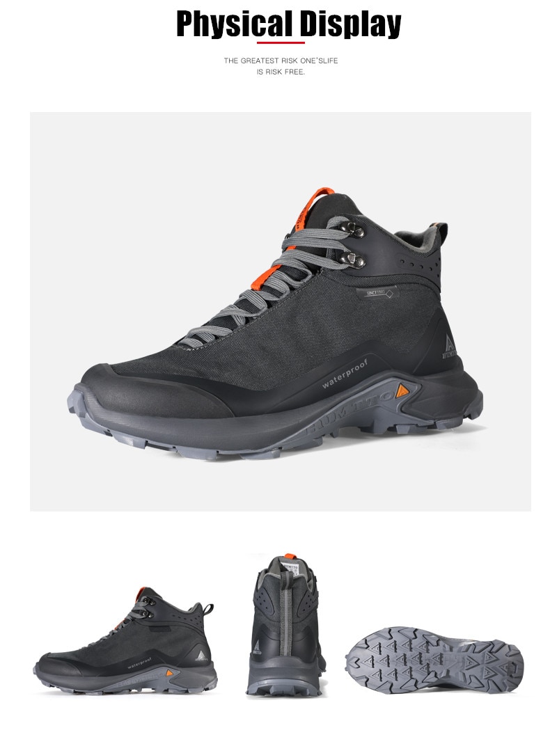 HUMTTO-zapatos de senderismo profesionales para hombre, botas para escalada al aire libre, Camping, montaña, Trekking, zapatillas tácticas para hombre, zapatos deportivos de caza