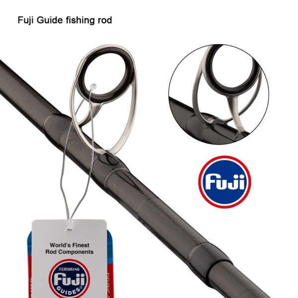 Obei-caña de pescar Spinning HURRICANE 1,8/2,1/2,4/2,7 m, Fuji o TS Guide, Baitcasting de viaje para caña de pescar, M/ML/MH/H - Imagen 5