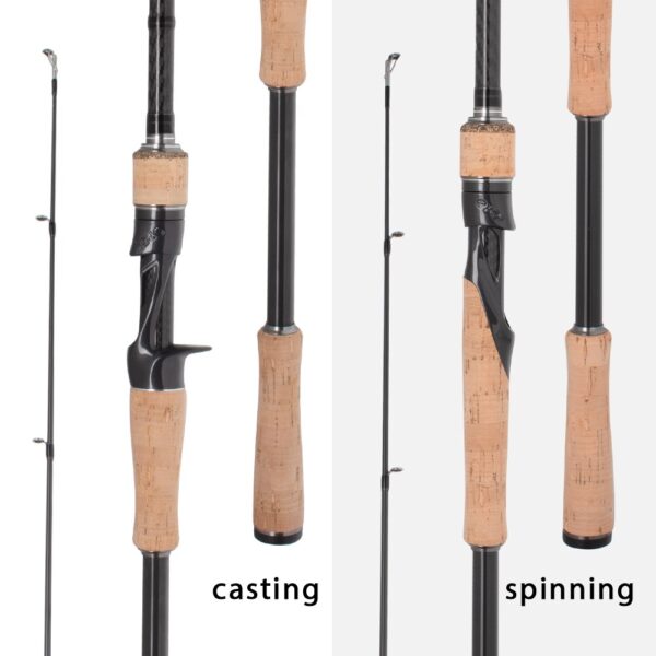 Obei-caña de pescar Spinning HURRICANE 1,8/2,1/2,4/2,7 m, Fuji o TS Guide, Baitcasting de viaje para caña de pescar, M/ML/MH/H - Imagen 2