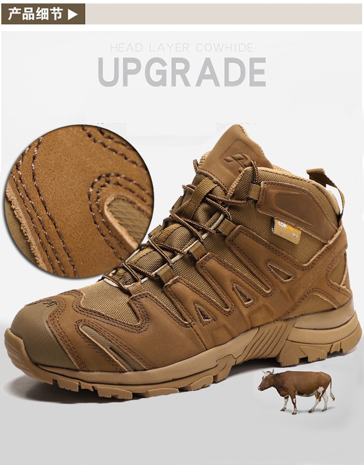 Botas de senderismo de alta calidad para hombre, zapatos deportivos para exteriores, de montaña y escalada, novedad, Otoño e Invierno