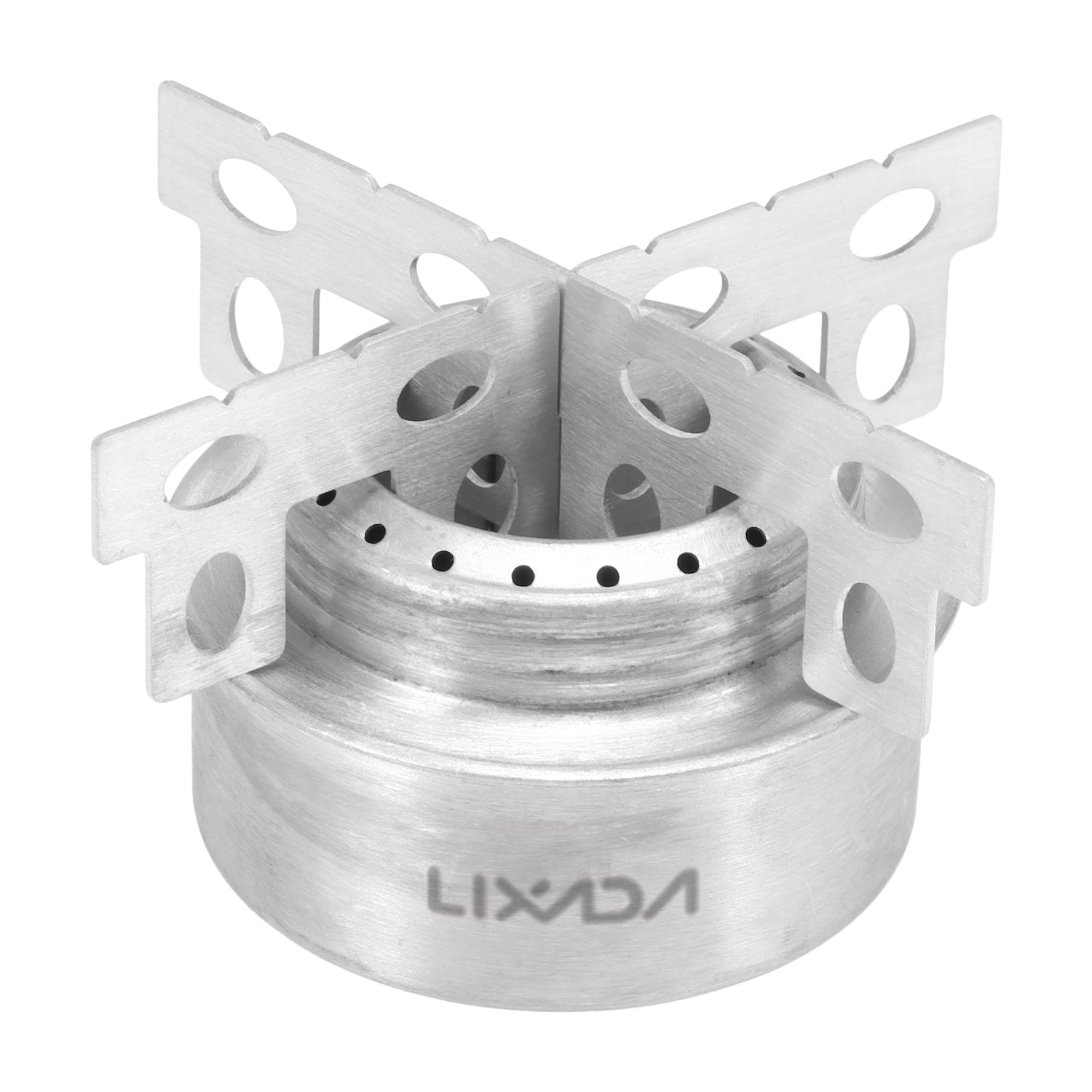 Lixada-estufa de Camping para exteriores, Mini estufa de Alcohol con soporte cruzado, soporte de estante